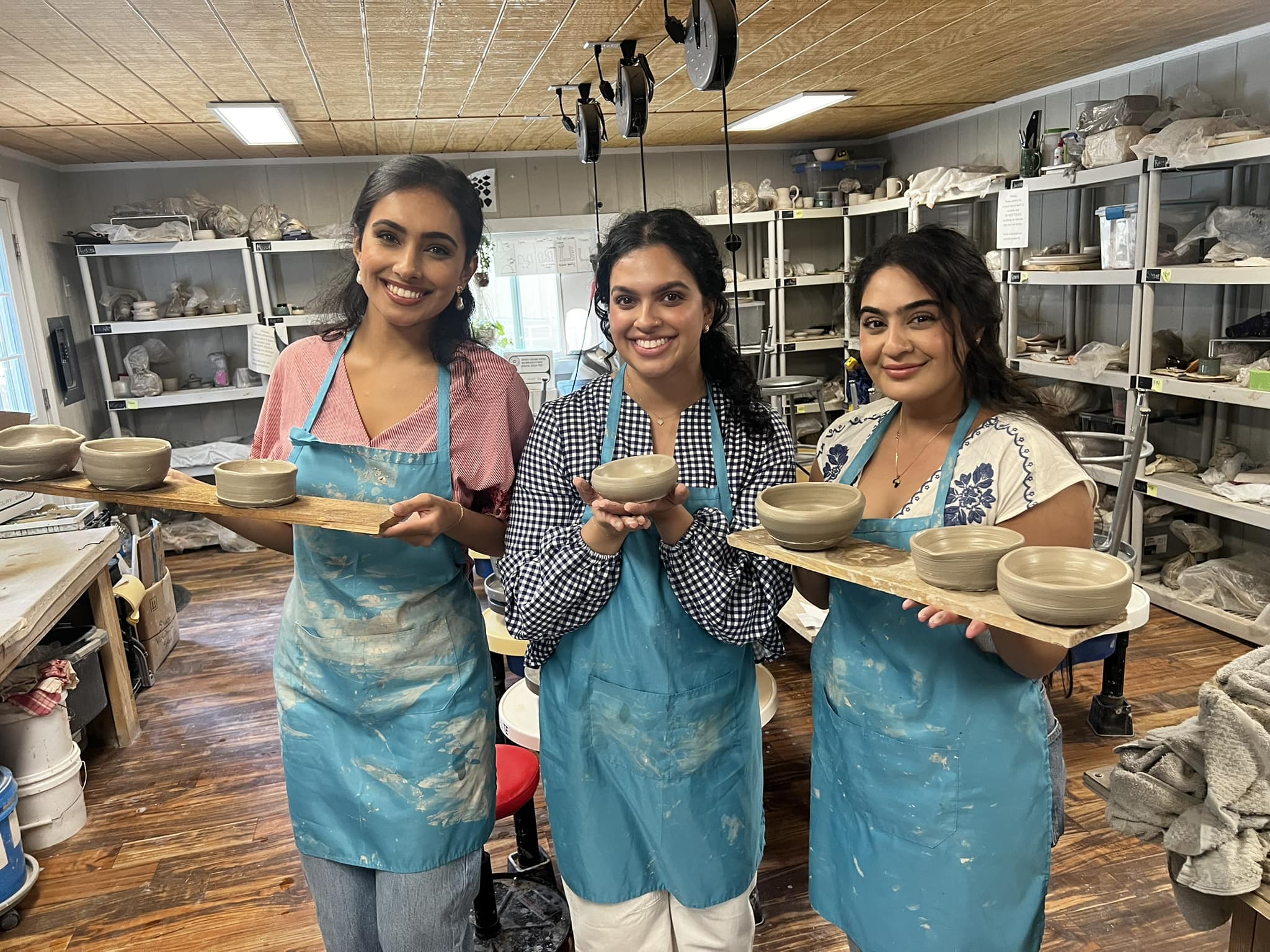 Pottery Classes:  Private Group Pottery classes